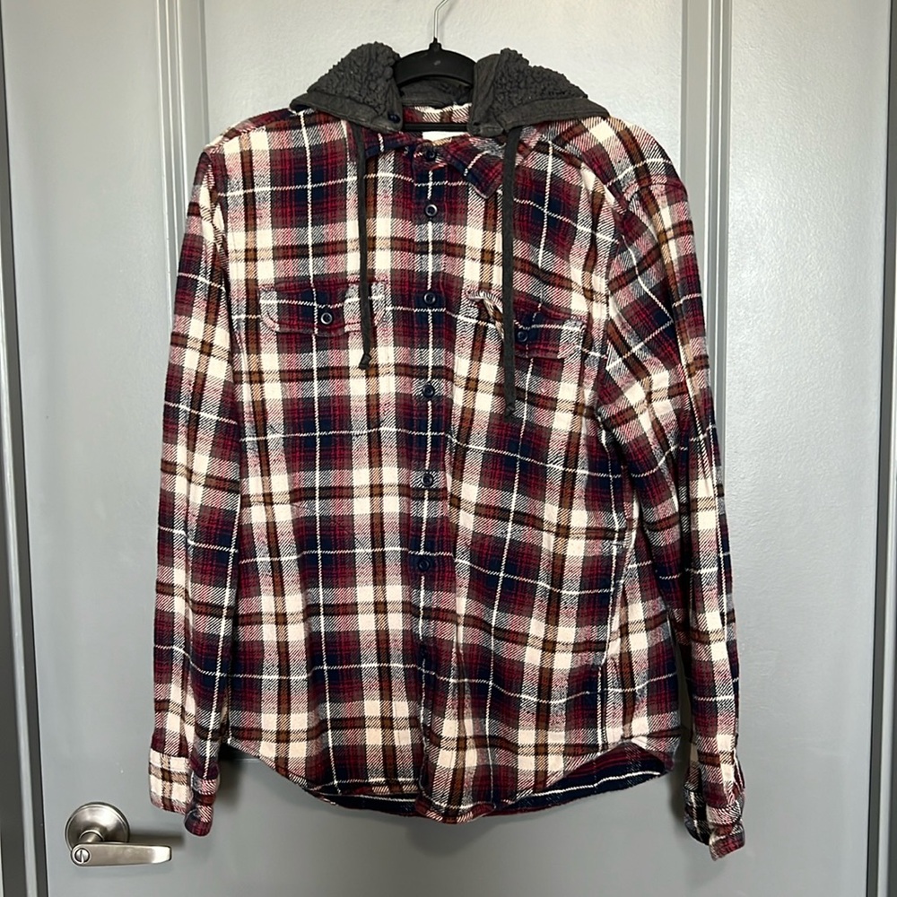 Comfy & Warm Hooded Flannel Shacket